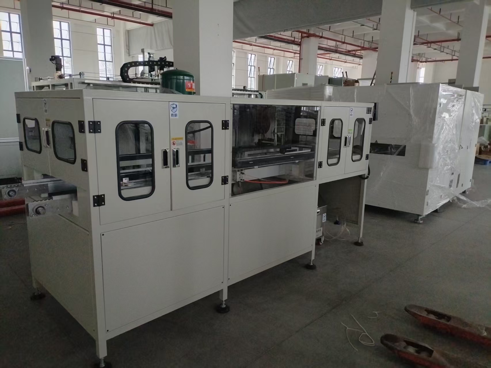 連續(xù)加干冰不停機全自動接駁干冰清洗機清潔電路版 